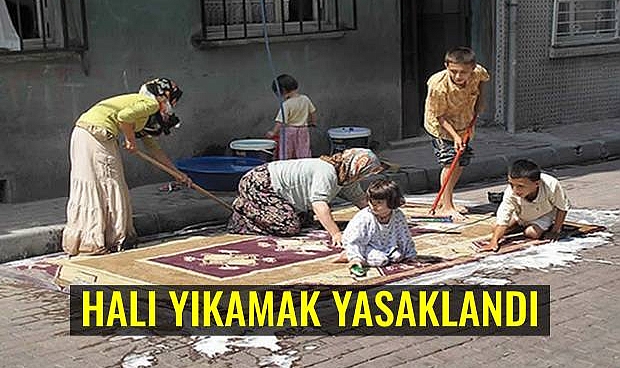 Biga İlçesinde Halı Yıkamak Yasaklandı.