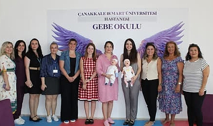 ÇOMÜ Hastanesinde Gebe Okulu açıldı