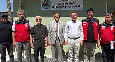 İl Tarım ve Orman Müdürü  Demirhan, Lapseki İlçesinde Tarımsal Çalışmaları Yerinde İnceledi.