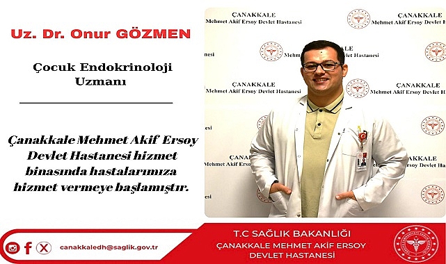 ÇANAKKALE’DE ÇOCUK ENDOKRİNOLOJİ KLİNİĞİ HİZMETE GİRDİ