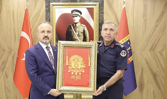 Bakan Yardımcısı Turan’dan İl Jandarma Komutanına Ziyaret