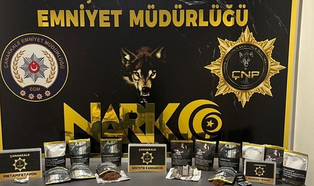 ÇANAKKALE’DE NARKOTİK OPERASYONU: 2 TUTUKLAMA