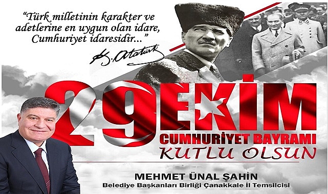 Mehmet Ünal Şahin: “Cumhuriyet, bir yaşam biçimidir”