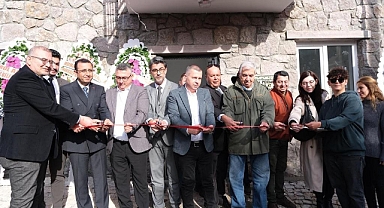 Ayvacık-Babakale Köyünde  Yapımı Tamamlanan Yeni Sağlık Evi Açıldı