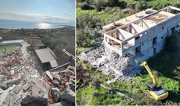 Ayvacık İlçesinde  Kaçak Yapılaşmaya Geçit Yok, 66 Yapı Yıkıldı