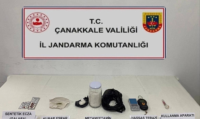 Çanakkale'de Jandarma'dan  Uyuşturucu Operasyonu: 2 Tutuklama