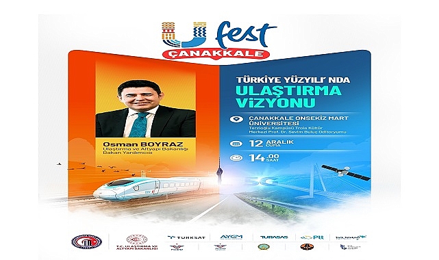 ÇOMÜ, UFest 2025 ile Çanakkale’nin Ulaşım Vizyonuna Işık Tutuyor
