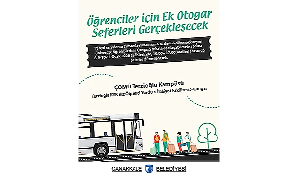 Üniversite Öğrencileri İçin Otogara Özel Seferler Düzenleniyor