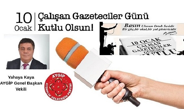 Yahya Kaya,  ''Gazeteciler Demokrasimizin Temel Taşıdır''