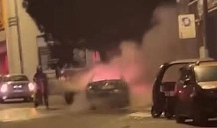 Çanakkale’de Araç Yangını Korkuttu