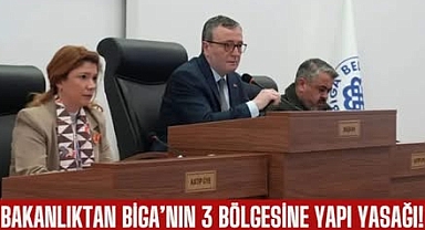 Biga Belediye Meclisi’nde “Yapı Yasağı” Kararı Öne Çıktı