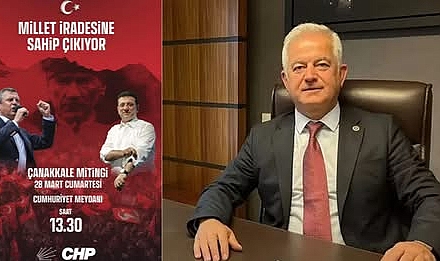 Çanakkale’de “Millet İradesi” Mitingi: Özgür Özel Vatandaşlarla Buluşacak
