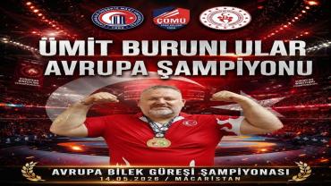 Ümit Burunlular, Avrupa Şampiyonu