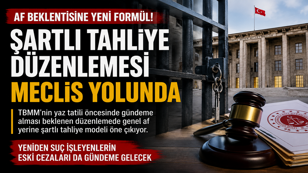 Af Beklentisine Yeni Formül: Şartlı Tahliye Düzenlemesi Meclis Yolunda