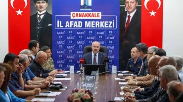 Çanakkale’de Fırtına, Dolu ve Hortum Afetine Karşı Dev Tatbikat
