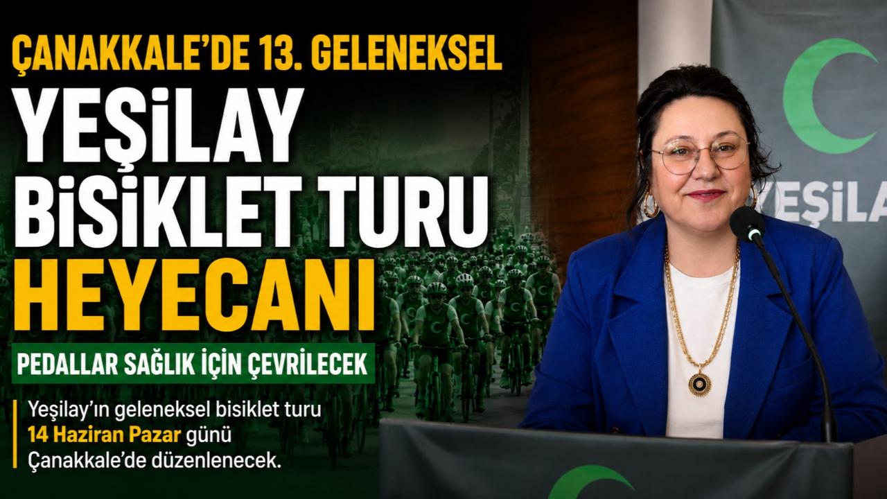Çanakkale’de Pedallar Sağlıklı Yaşam İçin Dönecek