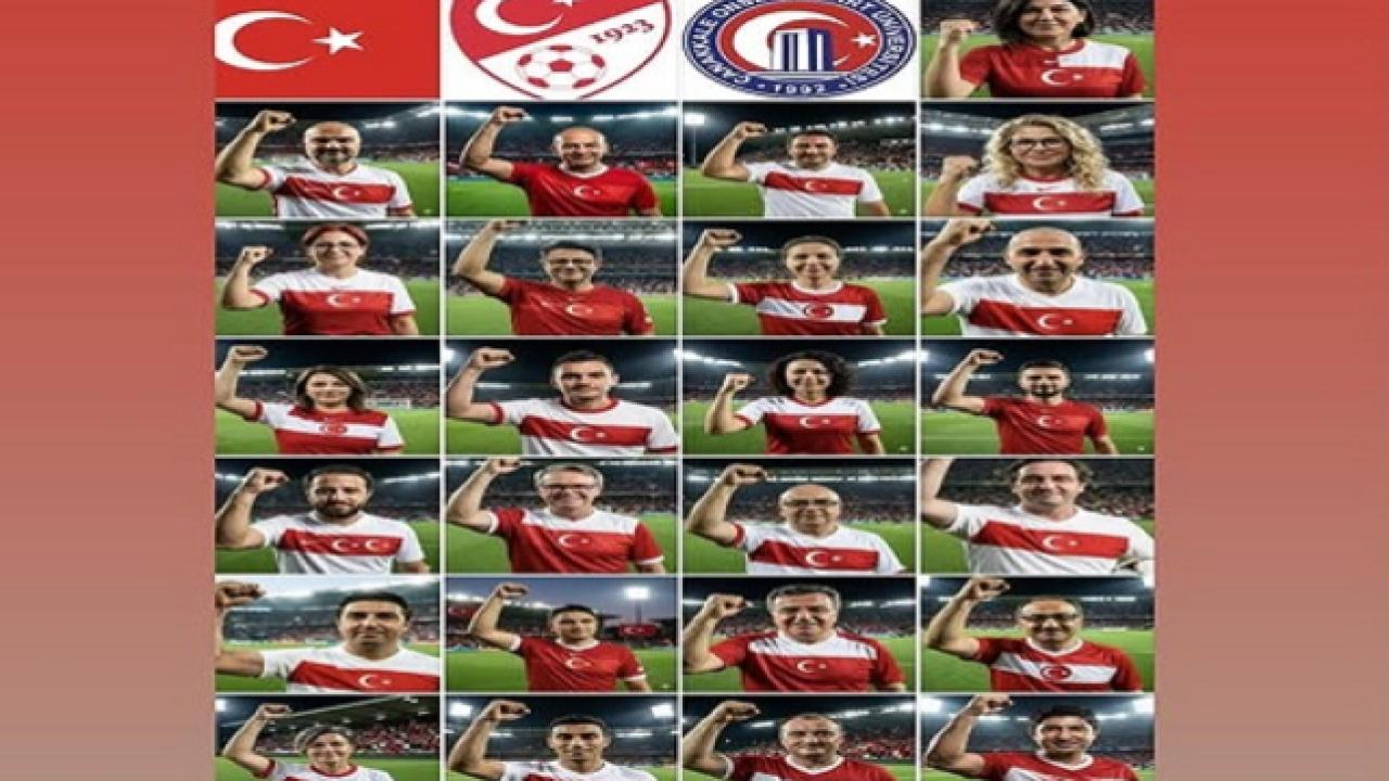 ÇOMÜ’den Milli Takım’a Dünya Kupası Mesajı: “Haydi Türkiye, Tarih Yazmaya Devam”