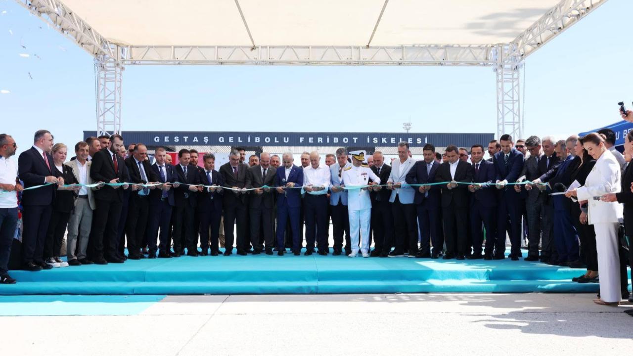 Gelibolu Yeni Feribot İskelesi Törenle Hizmete Açıldı