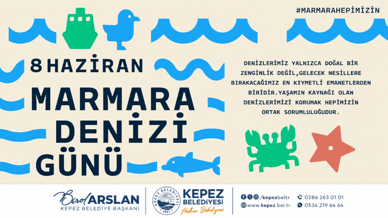 Kepez Belediyesi'nden Marmara Denizi İçin Çağrı; “Marmara'yı Korumak Hepimizin Sorumluluğu”