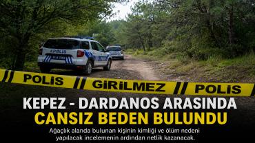 Kepez ile Dardanos Arasındaki Ağaçlık Alanda Cansız Beden Bulundu