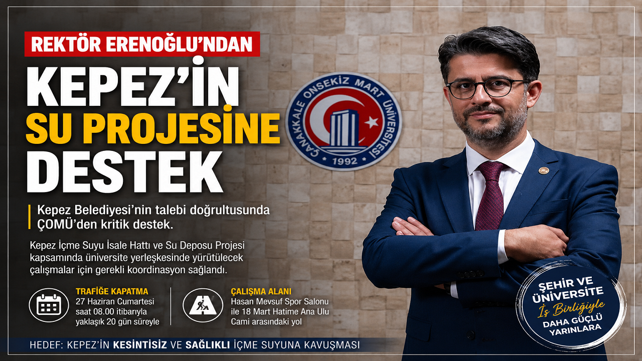 Kepez’in Su Sorununa Üniversite Desteği: Rektör Erenoğlu İnisiyatif Aldı