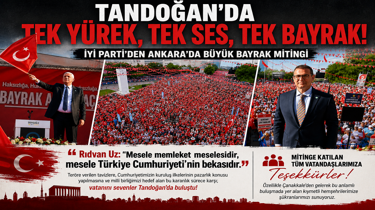 Rıdvan Uz: "Tandoğan'da Tek Yürek Olduk, Mesele Türkiye Cumhuriyeti'nin Bekasıdır"