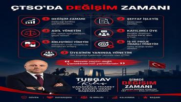 Turgay Kılıç' dan, ÇTSO’da Değişim Mesajı