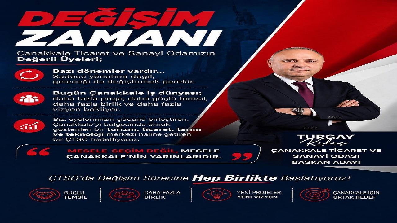 Turgay Kılıç: “Mesele Seçim Değil, Çanakkale’nin Yarınlarıdır”