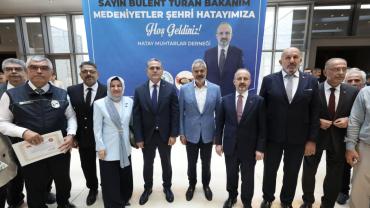 Bülent Turan Hatay'da Muhtarlarla Buluştu: "En Büyük Miras Terörsüz Türkiye'dir"