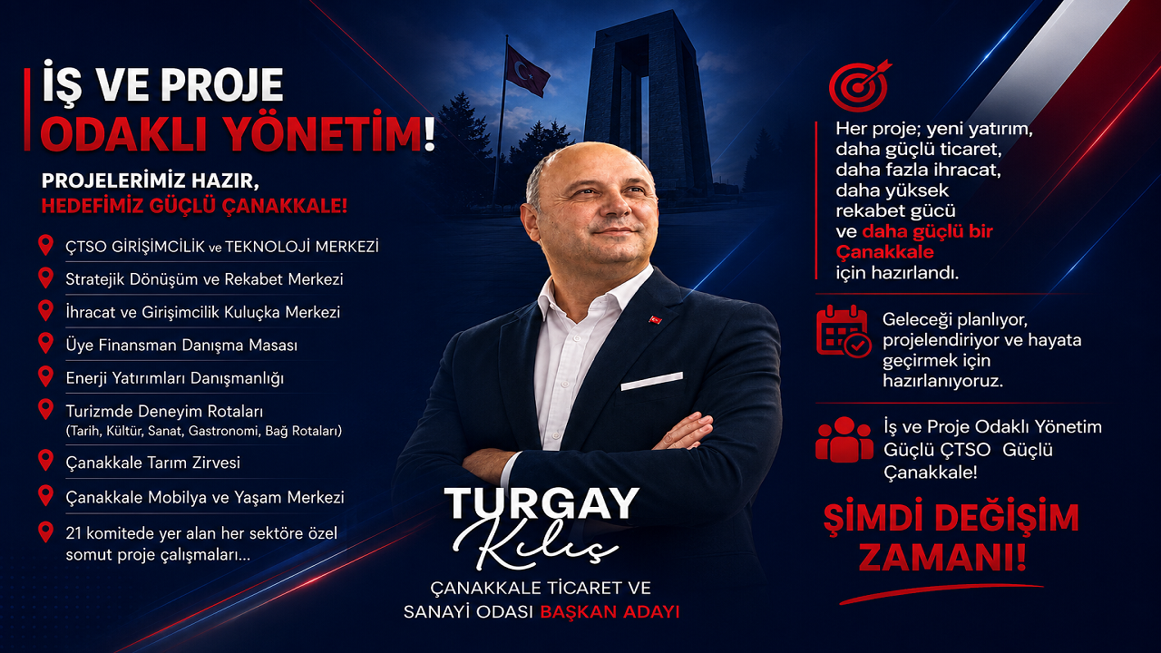 Kılıç’tan ÇTSO İçin Proje Vurgusu: "Odamız Üreten ve Yön Veren Bir Yapıya Dönüşecek"