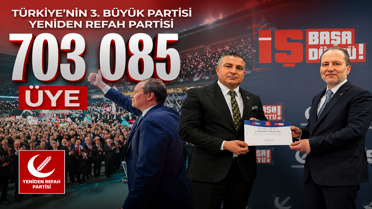 Yeniden Refah İl Başkanı Mehmet Yüzbaşı: “Türkiye'nin En Büyük 3. Partisi Olduk”