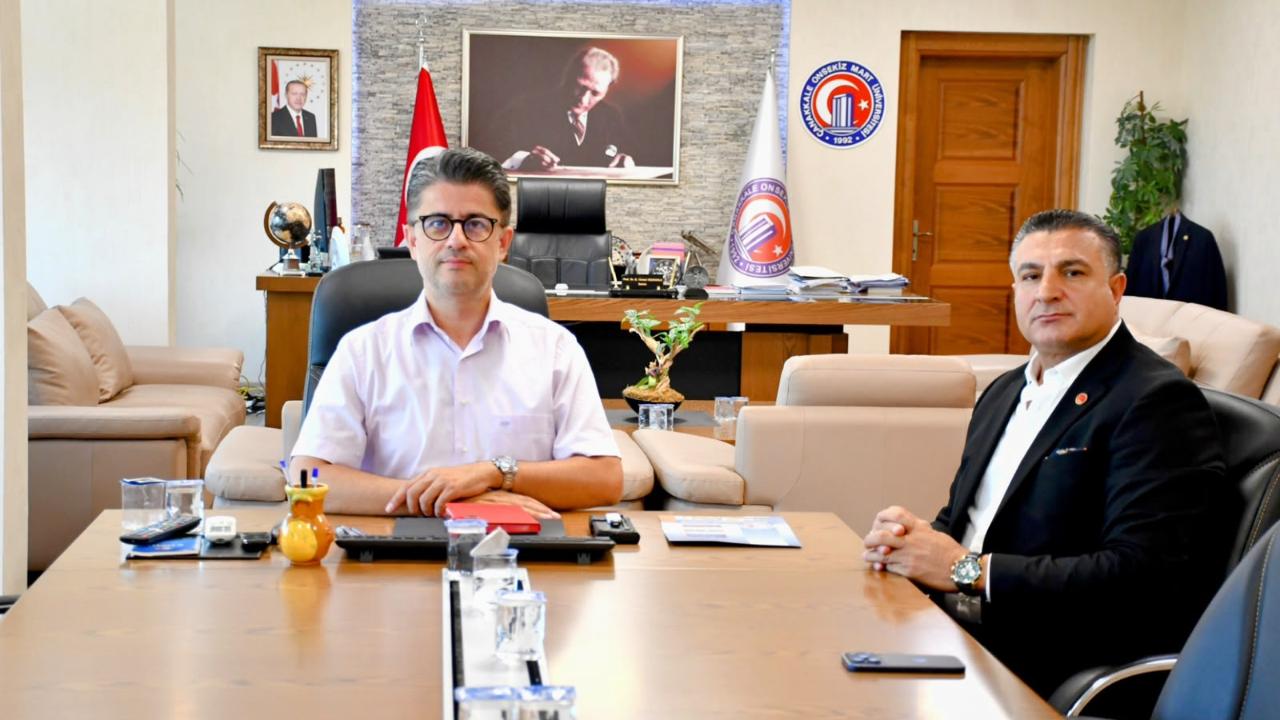 Yeniden Refah Partisi İl Başkanı Yüzbaşı'ndan ÇOMÜ'ye Destek Mesajı